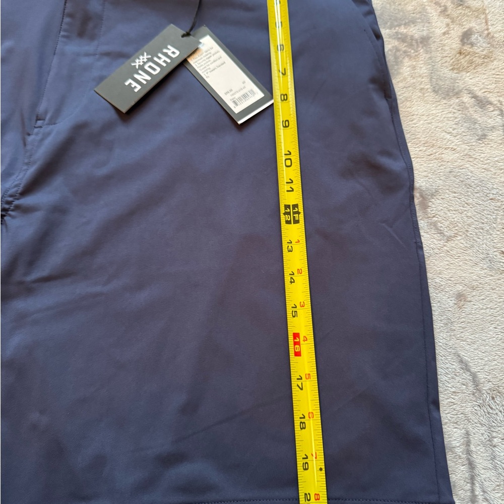 Rhone Commuter Shorts Men’s Size 40 Navy 9” Inseam Flex-Knit NEW $98 MSRP - Picture 6 of 8